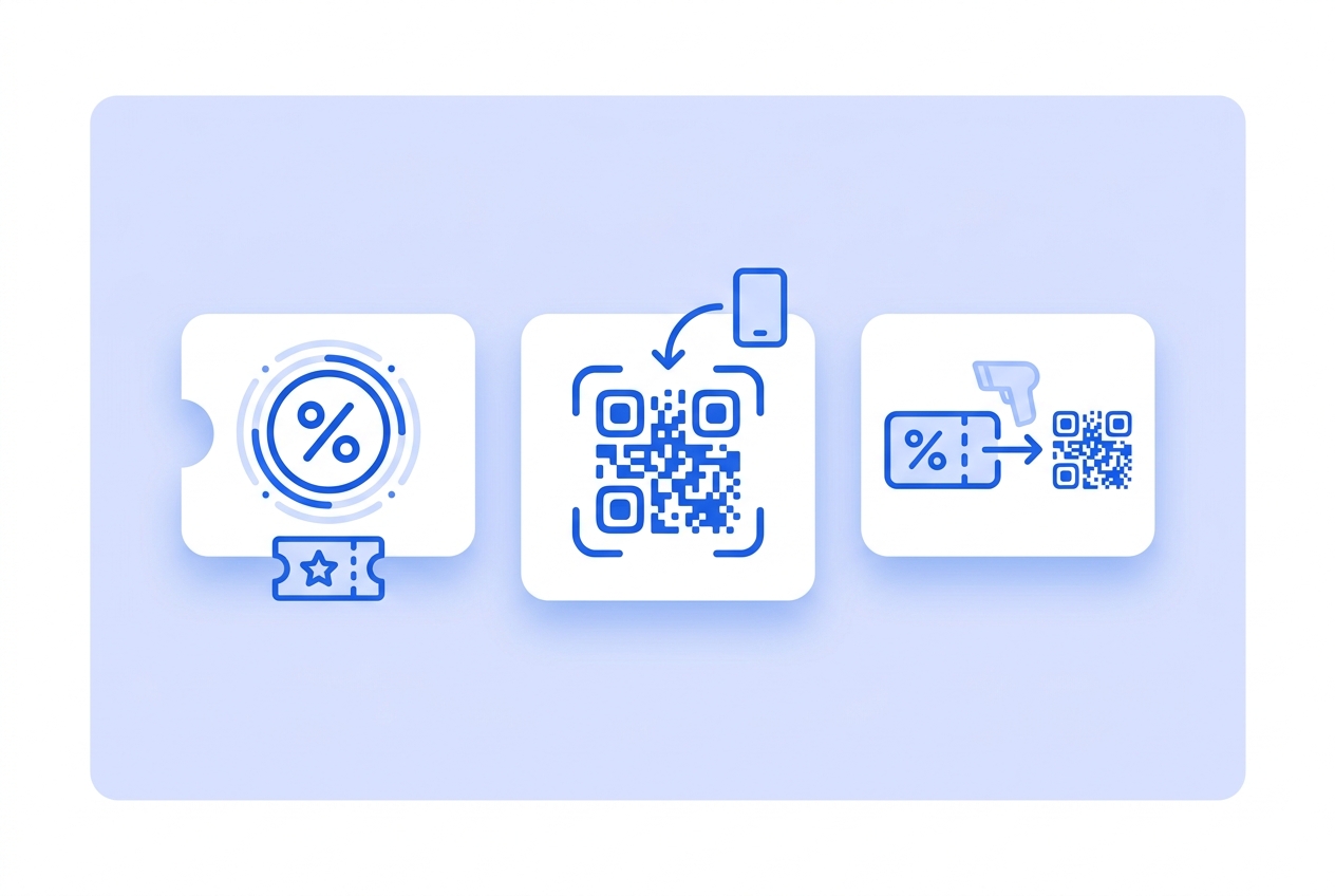 Illustration of this QR type in use: Coupon.