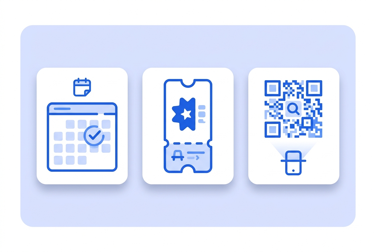 Illustration of this QR type in use: Event.