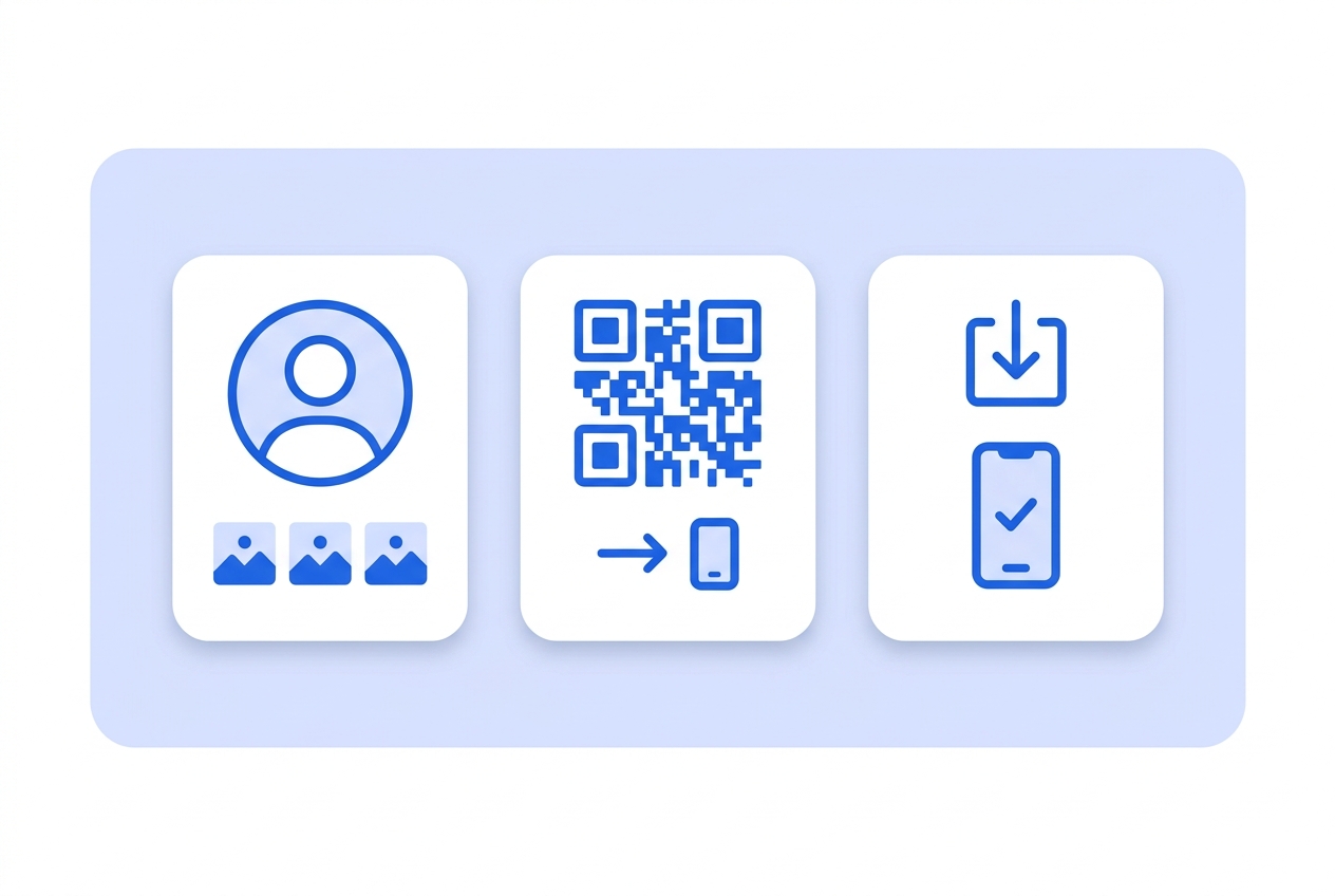 Illustration of this QR type in use: Instagram.