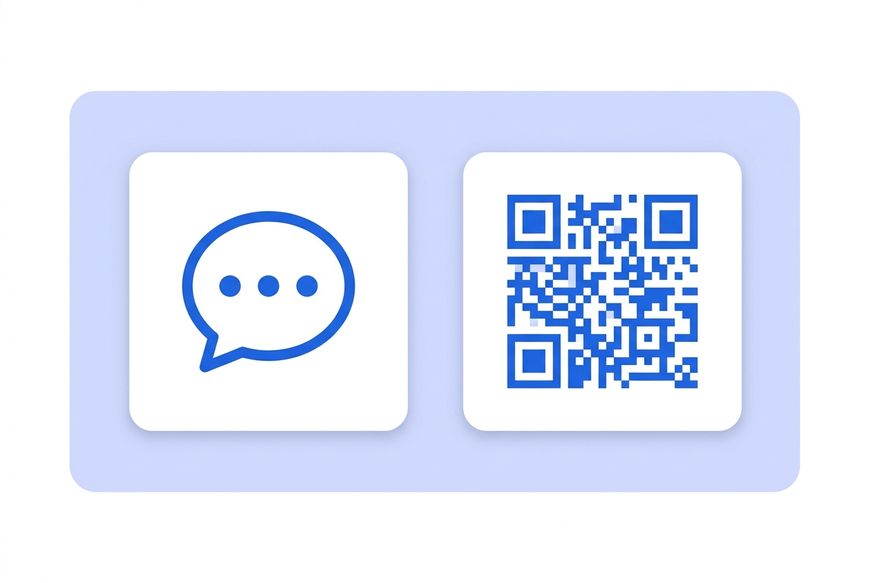 Illustration of this QR type in use: Messenger.