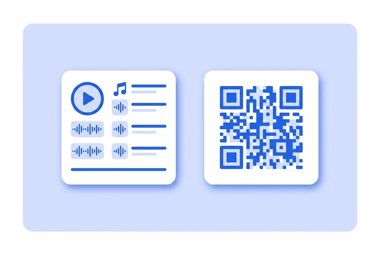 Illustration of this QR type in use: Spotify.