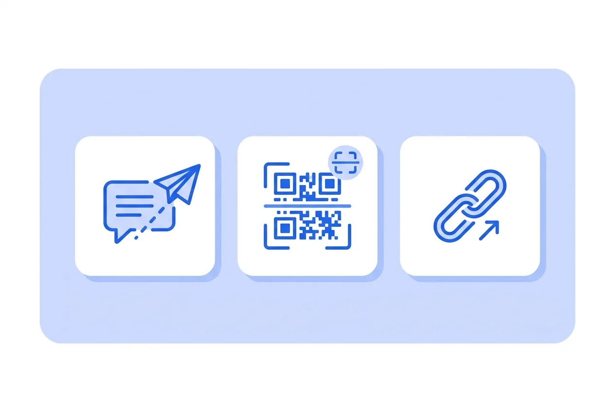 Illustration of this QR type in use: Telegram.