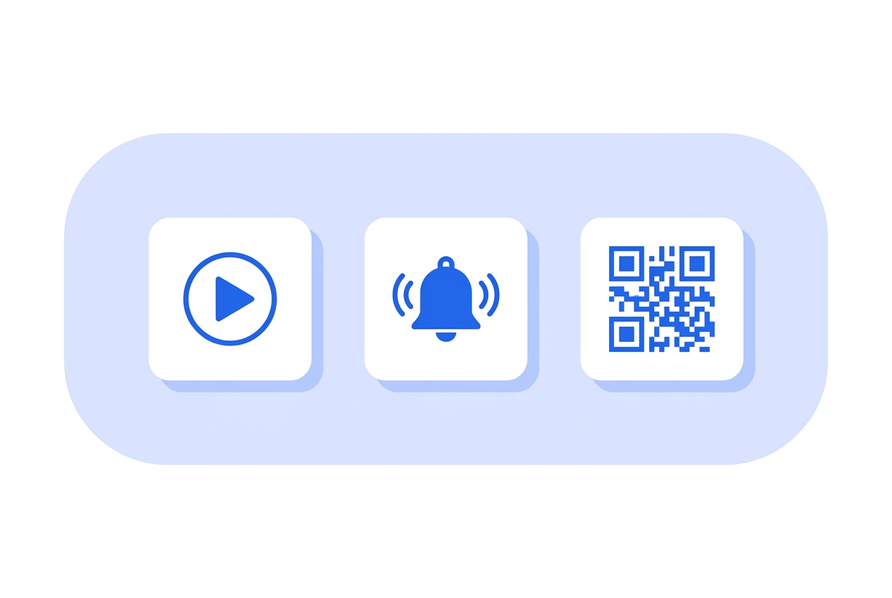Illustration of this QR type in use: YouTube.